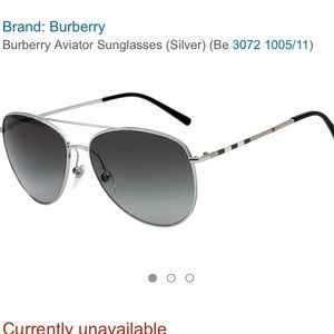 Burberry Aviator Sunglasses (polarized)